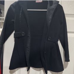 Black Women Jacket Size 8