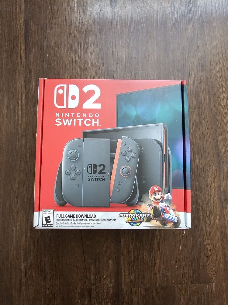 Nintendo Switch 2 Mario Kart World Bundle BRAND NEW SEALED- $620