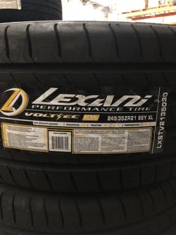 Brand New Tires (1) Lexani Voltec (96 Y) (245/35ZR21XL) (Single) ($149) (EV Tire)