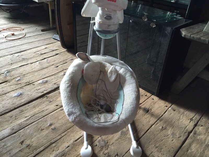 Fisher price my little lamb baby swing