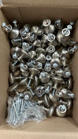 Box of Cabinet Knobs (~50)