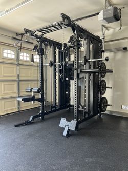 3 in 1 Beast Rack🔹All In One Gym🔹Dual Cable Machine🔹Smith Machine🔹Squat Rack🔹Fitness Weights 
