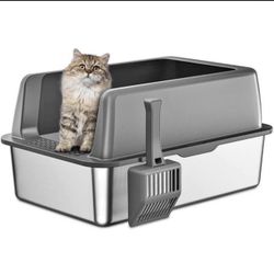 BRAND NEW Stainless Steal Cat Litter 
