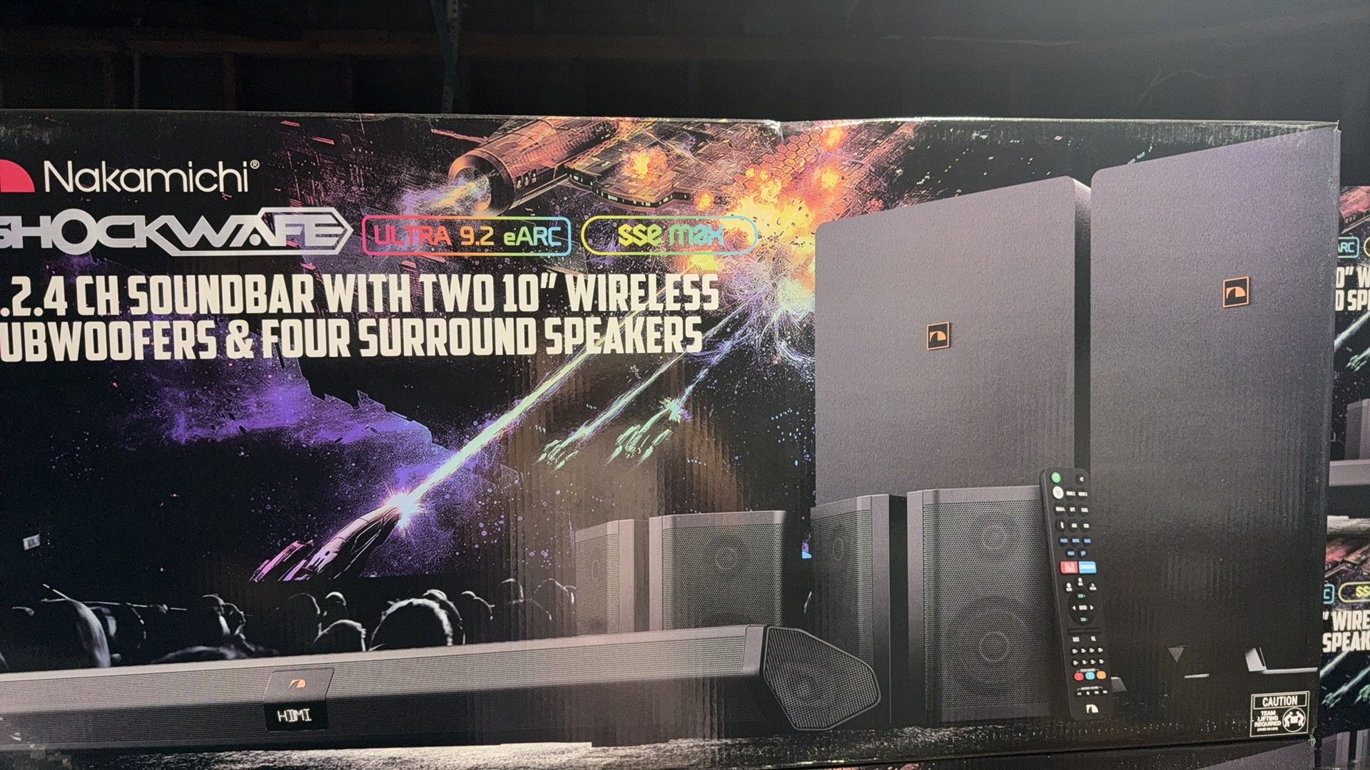 Nakamichi Home Theater 9.2.4 Channel Dolby Atmos/