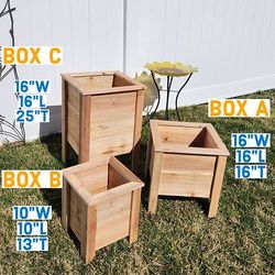 Wood Planters