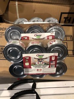 3 Sterno Green Canned Heat 6-Pack