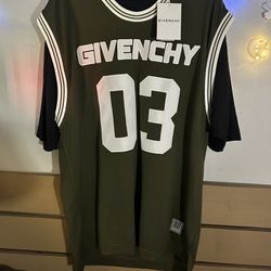 Givenchy Double Layered Jersey T Shirt  Size Medium 