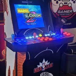 Shaq Edition NBA Jam Arcade1up Cabinet With Over 15,000 Video Games
