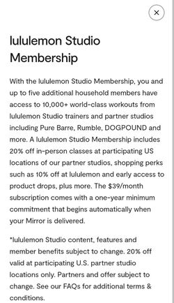 The Mirror Home Gym/Exercise Studio Thumbnail