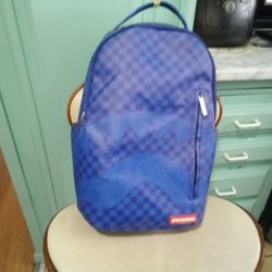 SprayGround Limited Edition Backpack Blue 