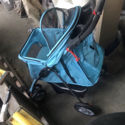 4 Wheels Pet Stroller, Carrito Para Mascotas