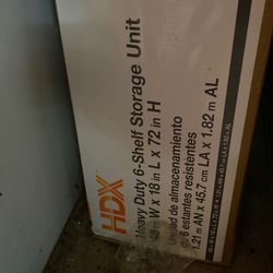 Heavy Duty 6 Shelf Storage Unit