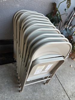 14 folding chairs