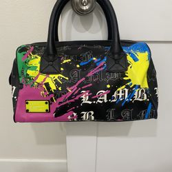 L.A.M.B. Paint Splatter Handbag
