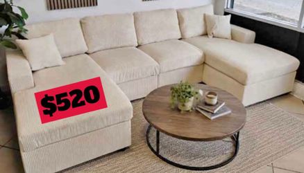 Double chaise sectional couch