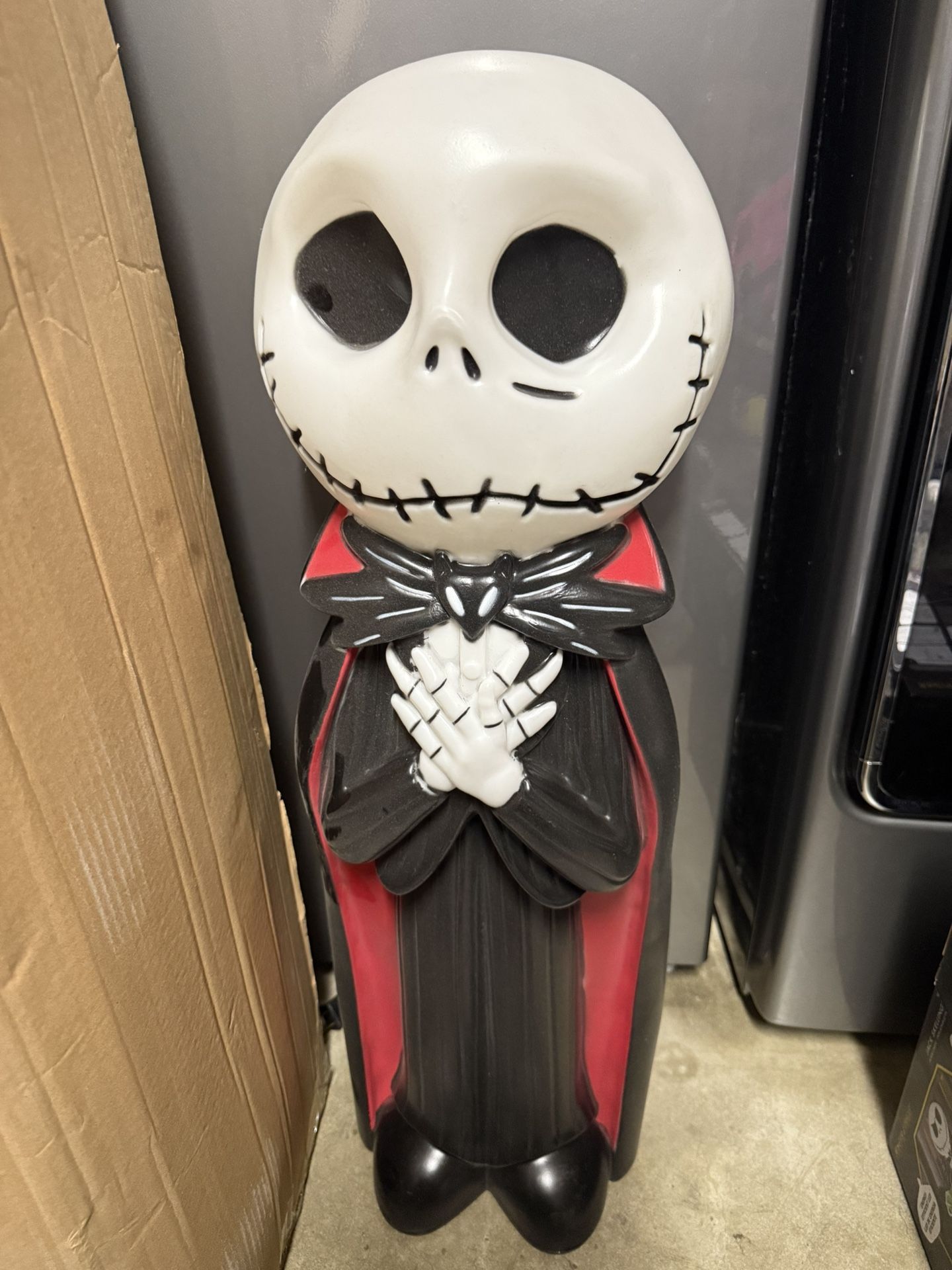 Disney 2.5-ft Lighted The Nightmare Before Christmas Jack Skellington Vampire Yard decoration Blow Mold