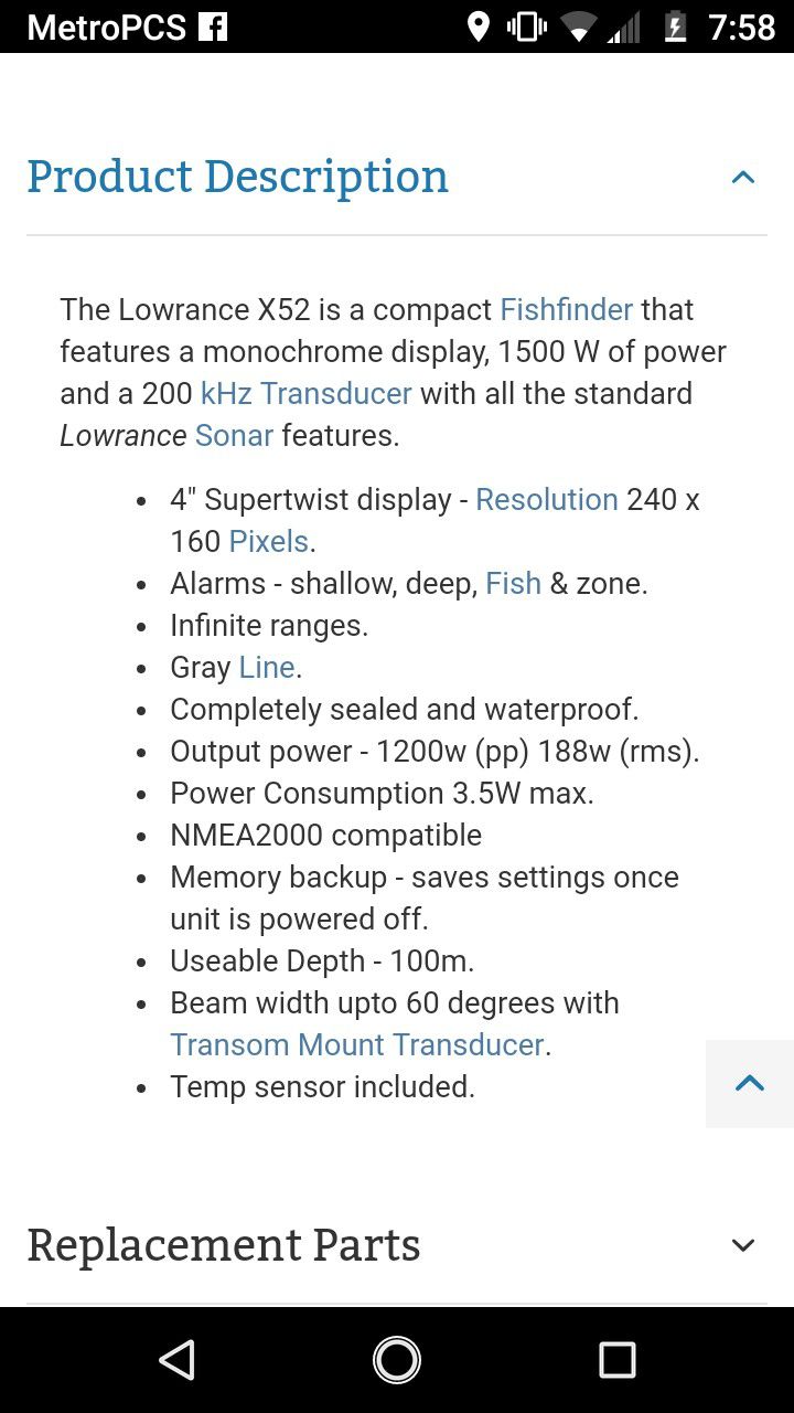 BNew Lowrance x52 fishfinder for Sale in Yukon, OK - OfferUp