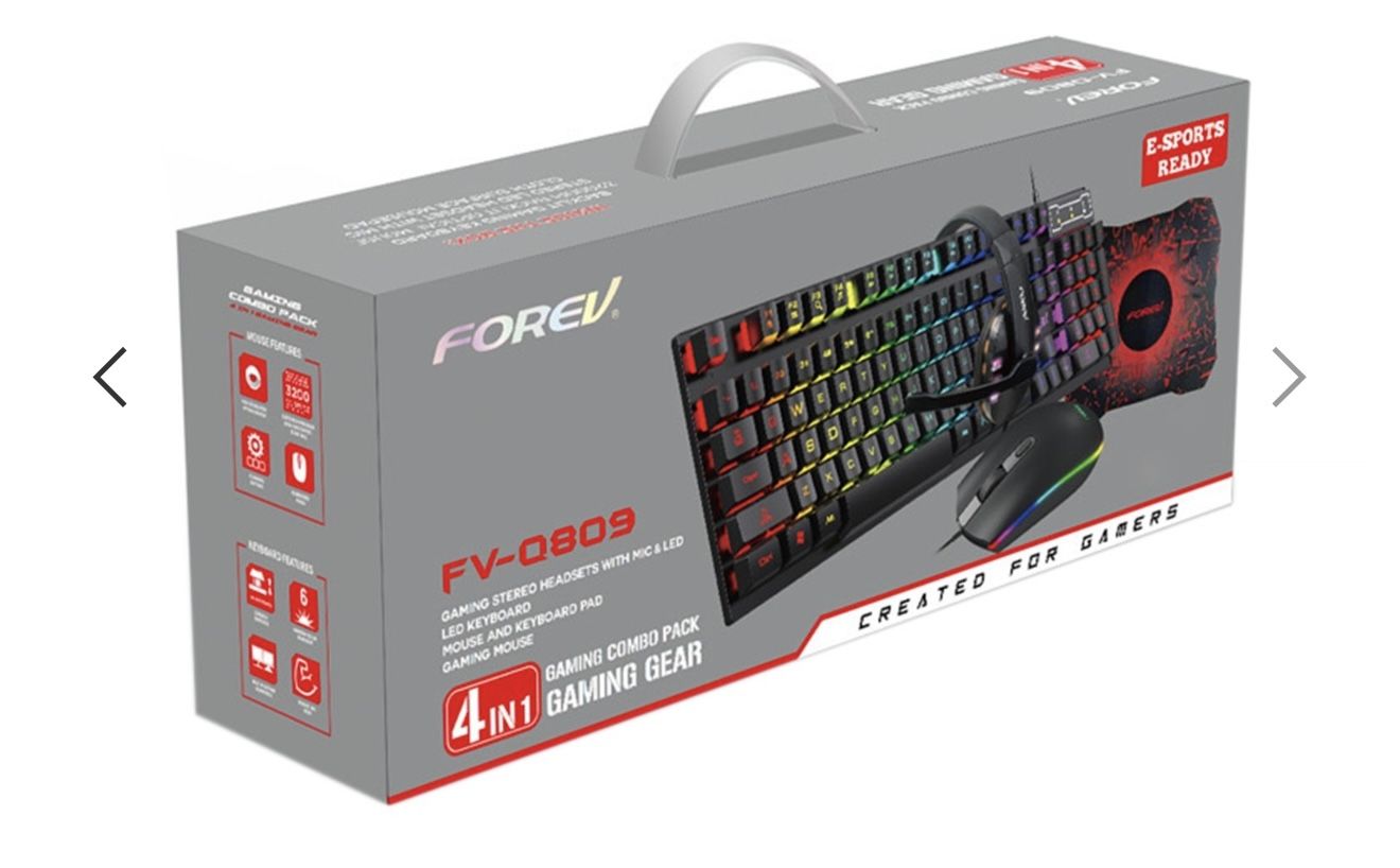 Forev 4in1 Gaming Combo pack 
