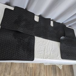 NJTYJE Floor Mats 2020-2022 Tesla Model Y Custom Complete Set (3pcs)