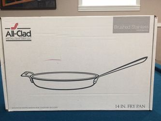 All Clad D5 14” fry pan NEW