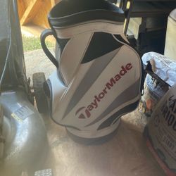 Tennis racket and bag