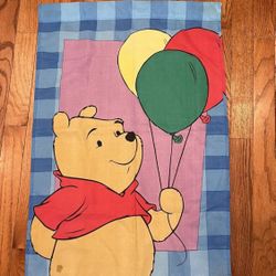 Disney Winnie Pooh Happy Birthday Flag Party Outdoor Garden Decor Vintage