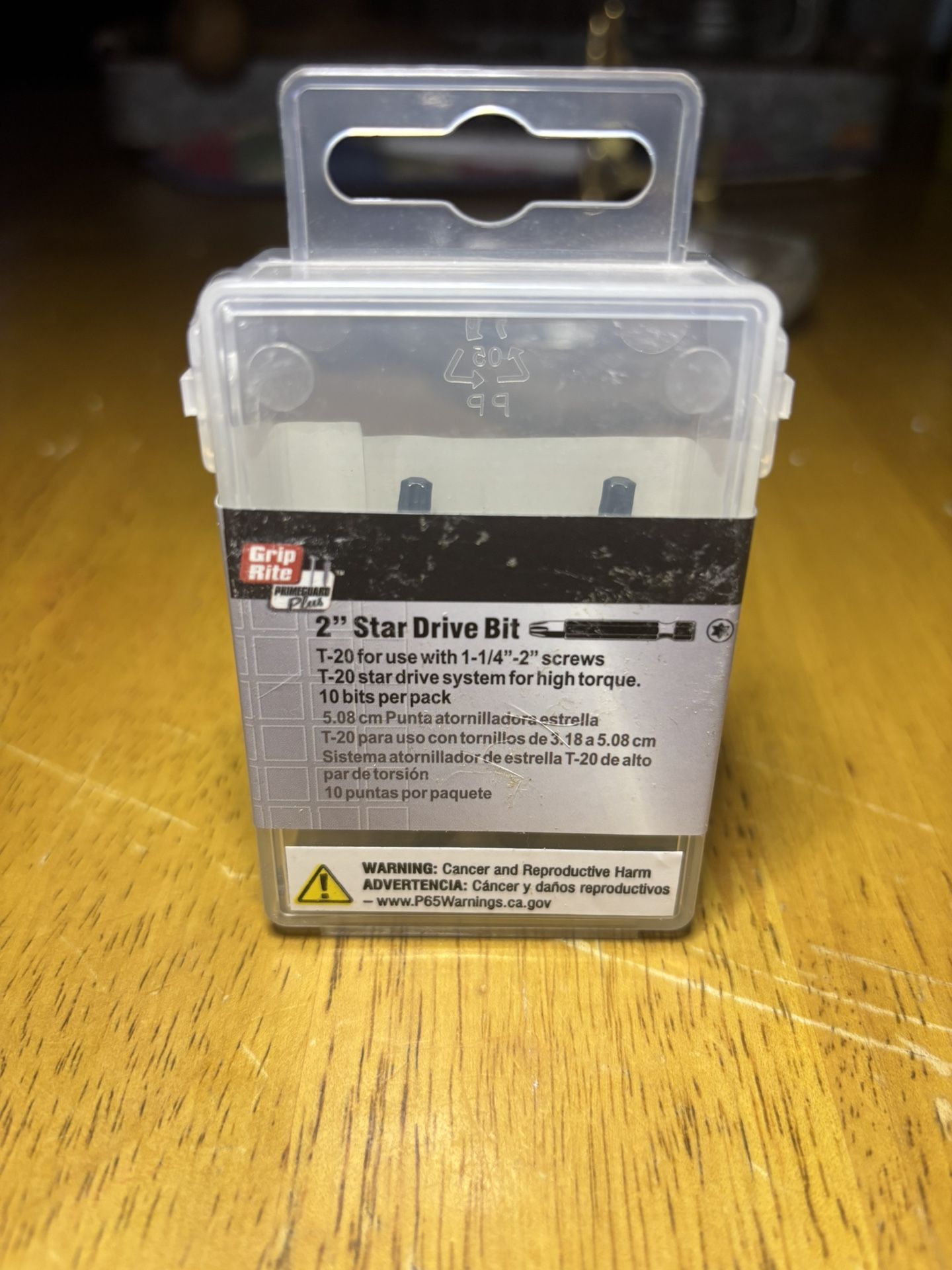 Grip Rite 2” Star Drive Bit Pack Of 10