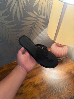 Tory Burch Black Slide Sandals