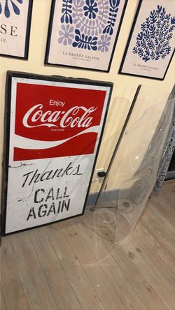 Vintage Coca-Cola Metal Advertising Sign
