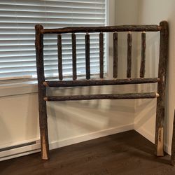 Wood Full Size Headboard And Foot Board 
