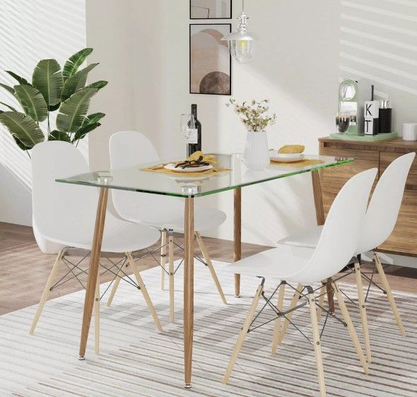 Tempered Glass Kitchen Table