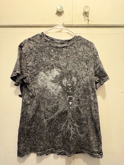 Acid Wash Graphic T-Shirt
