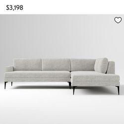 West Elm Andes Sectional 