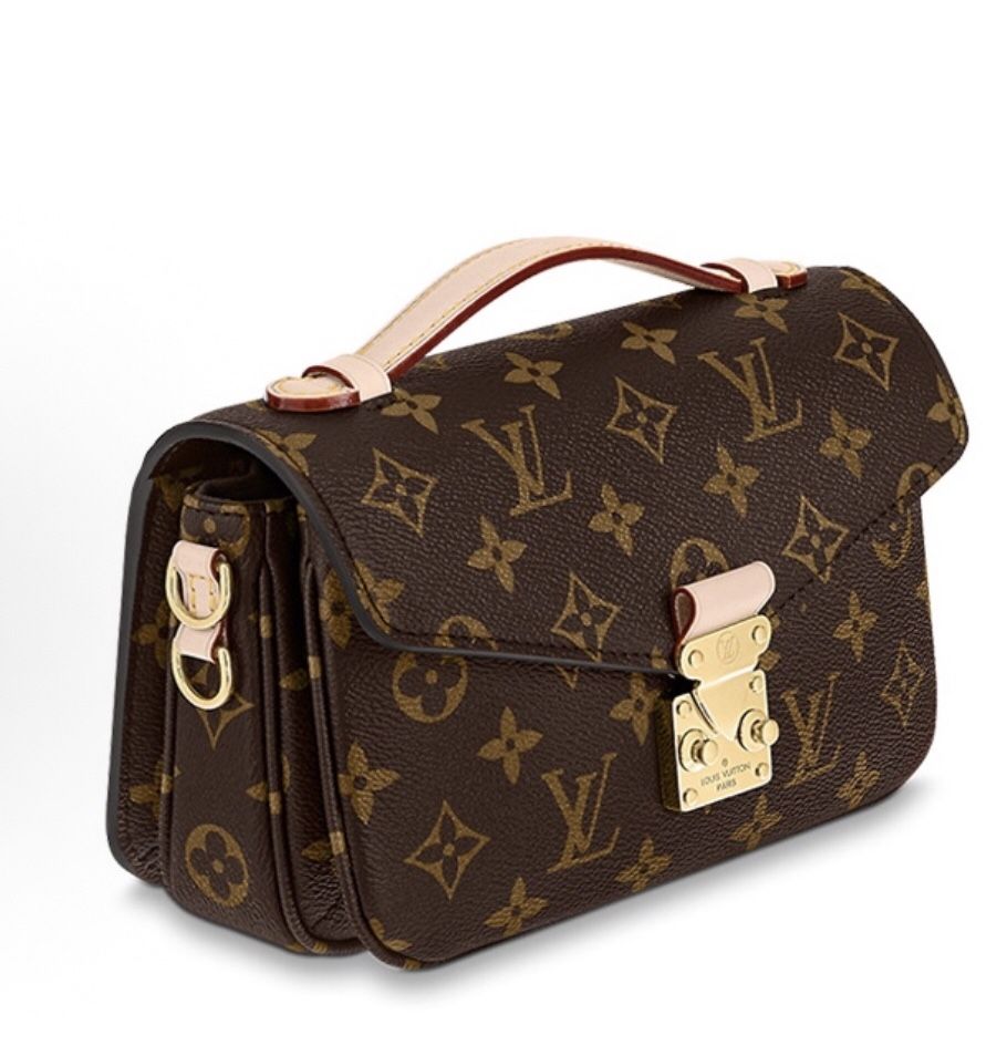 LOUIS VUITTON Pochette Metis East West Classic Old Flower Detachable Shoulder (650)78