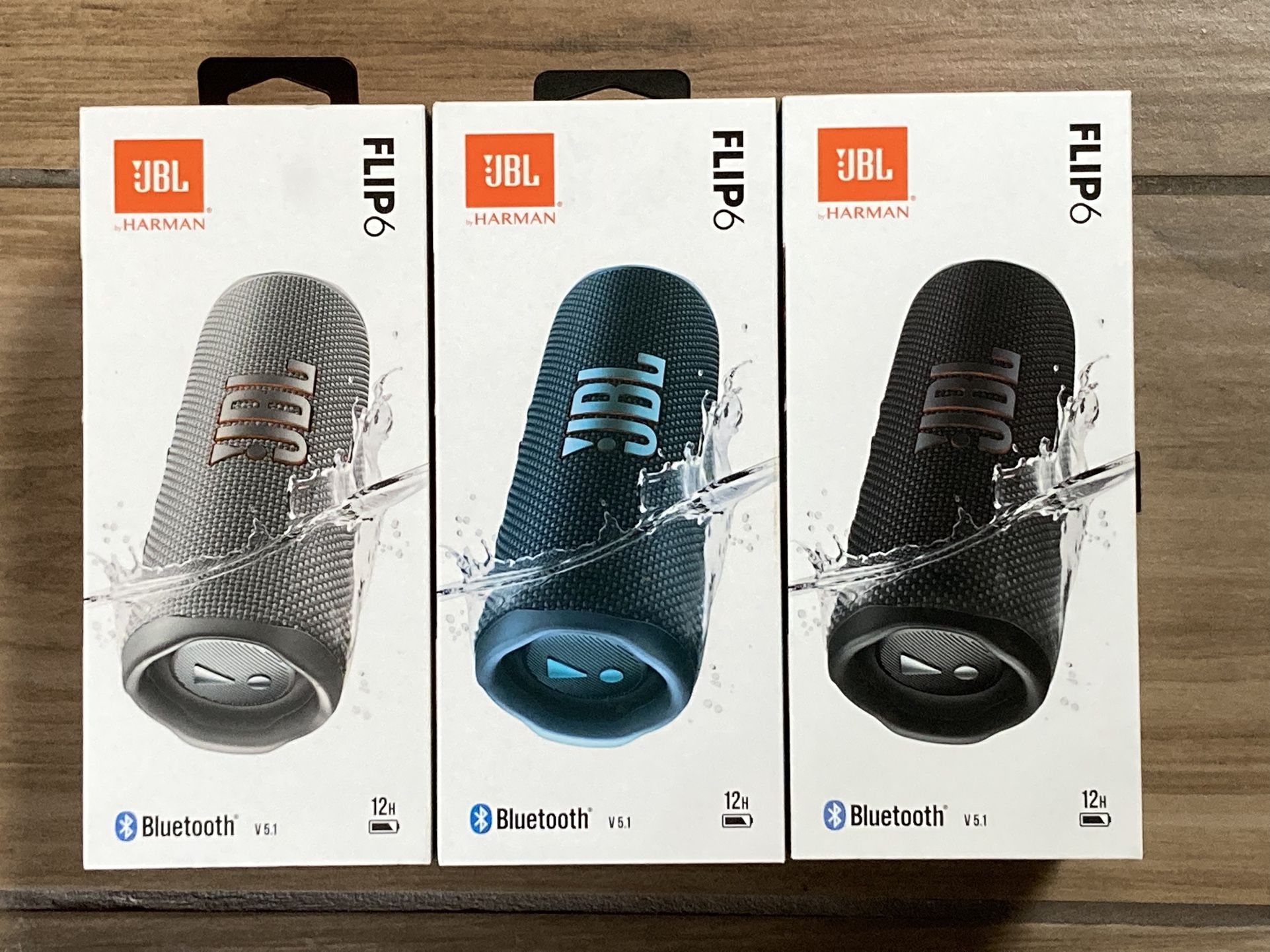 Speakers Jbl Flip 6 $80 cada una o Las 3 Por $200 nuevas selladas