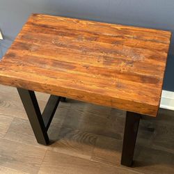 Reclaimed Wood End Table - Pottery Barn