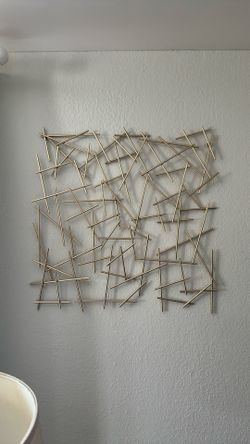 Gold Metal Wall Art