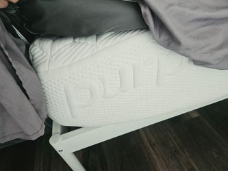 Split King Purple Mattress and Bed Frame
