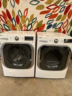LG set electric laundry