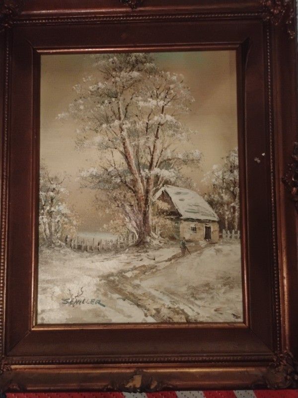 Schiller Hand Painted Oil Painting