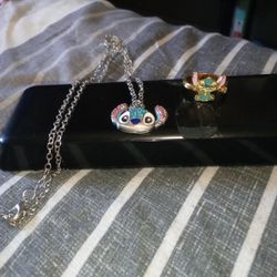 Stitch Ring & Necklace 