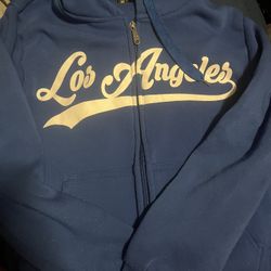 Blue LA Zip Up 