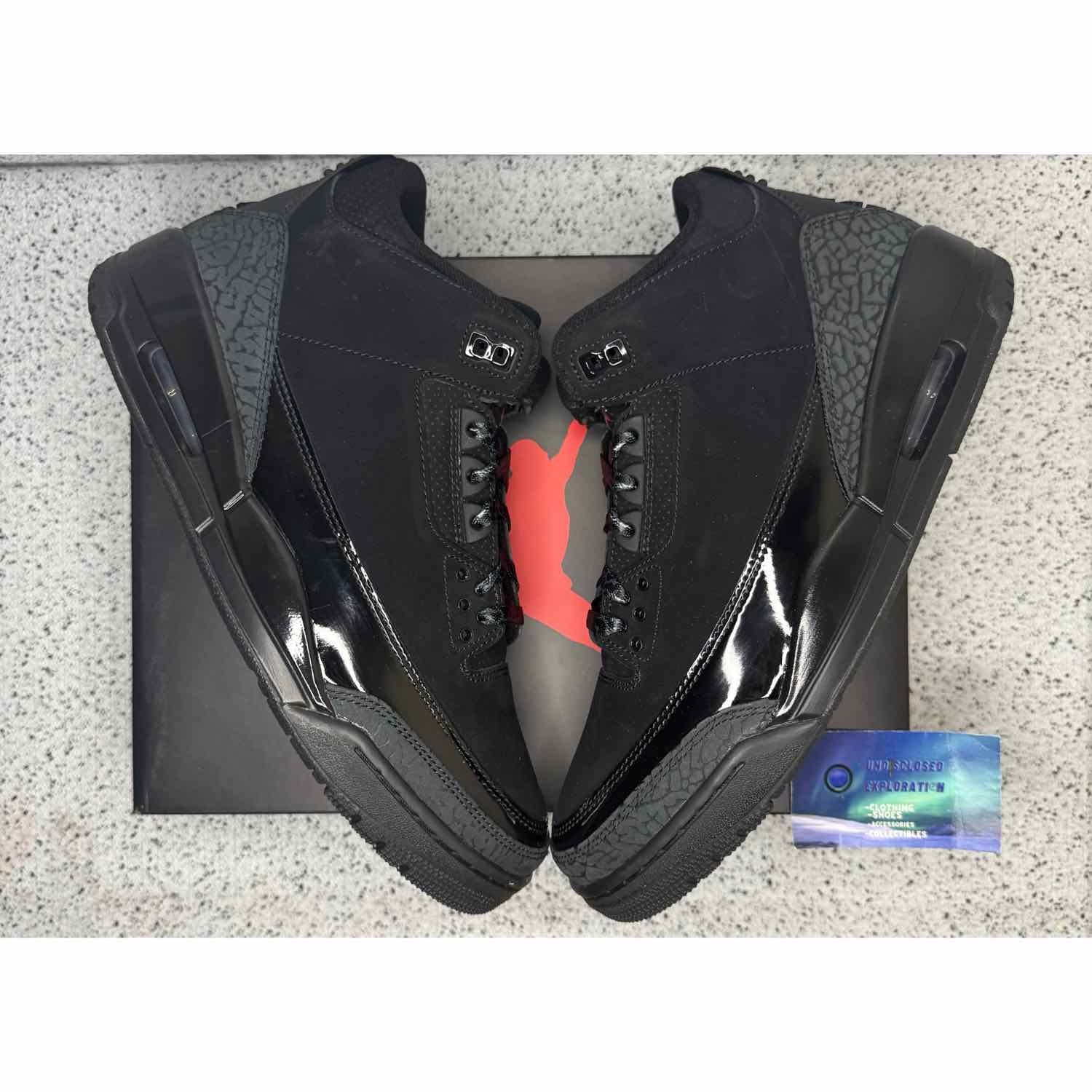 Jordan 3 Black Cat 10 Men