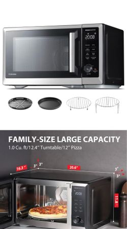 7-in-1 Countertop Microwave Oven Air Fryer Combo, Inverter, Convection, Broil, Speedy Combi, Even Defrost, Humidity Sensor
