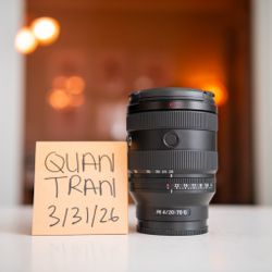 Sony 20-70mm F4 G Lens
