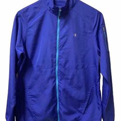 ✨New✨ Boys Medium Youth Windbreaker Jacket Blue Full Zip 
