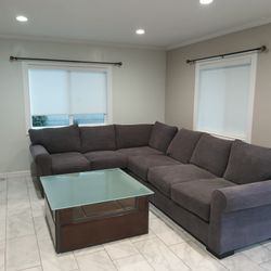living spaces sectional couch