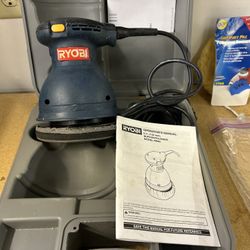 Ryobi RB60 6" Buffer Polisher With Original Case + Many Bonnets