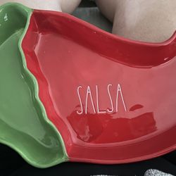 Rae Dunn Salsa Platter MINT HTF