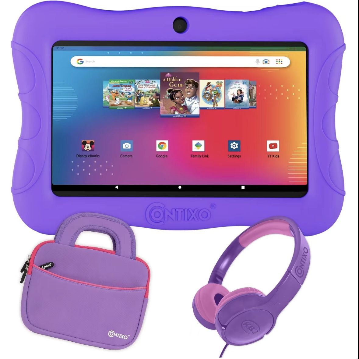7inch Kids Tablet With Headphone and Tablet Bag
